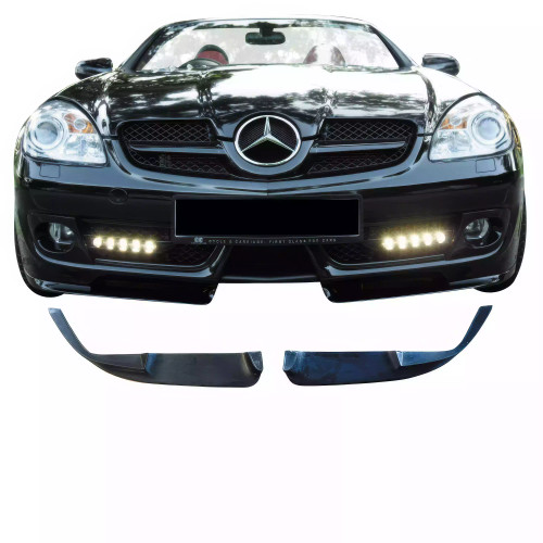 ModeloDrive FRP BRAB Front Lip Valances > Mercedes-Benz SLK R171 2009-2011 - image 1