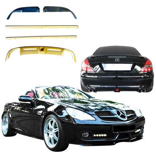 ModeloDrive FRP BRAB Body Kit 7pc > Mercedes-Benz SLK R171 2009-2011 - image 1