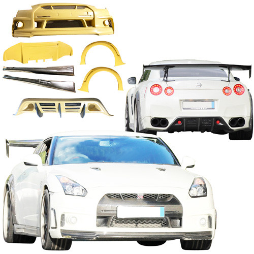 ModeloDrive FRP WAL BISO Body Kit > Nissan GT-R GTR R35 2009-2015 - image 1