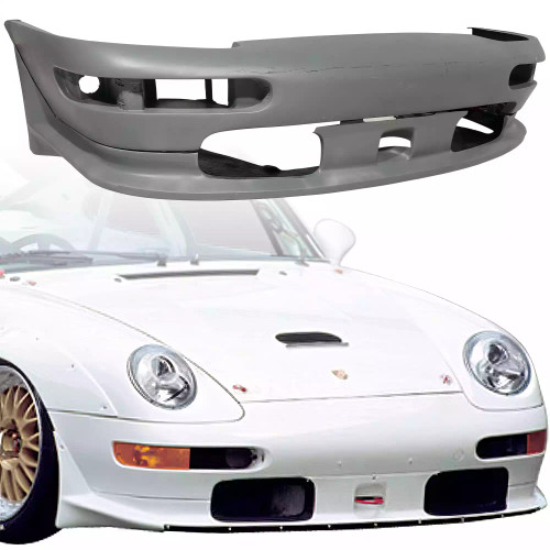 ModeloDrive FRP GT2 Wide Body Front Bumper 2pc > Porsche 911 993 1993-1998 - image 1