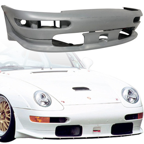 ModeloDrive FRP GT2 Wide Body Front Bumper 2pc > Porsche 911 993 1993-1998 - image 1