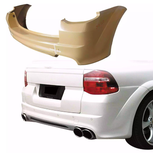 ModeloDrive FRP TART Rear Bumper w Diffuser > Porsche Cayenne 957 2008-2010 - image 1