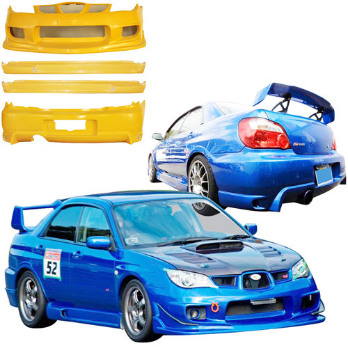 ModeloDrive FRP ING Body Kit 4pc > Subaru WRX 2006-2007 > 4dr Sedan - image 1