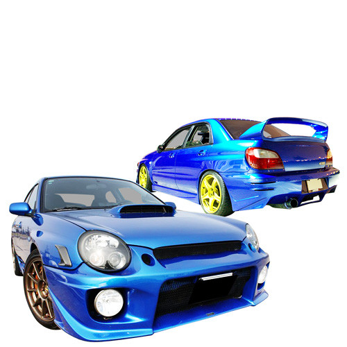 ModeloDrive FRP ZSPO Body Kit 4pc > Subaru WRX 2002-2003 > 4dr Sedan
