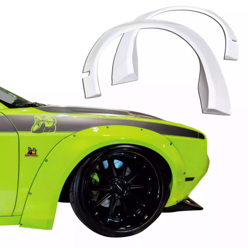 ModeloDrive FRP LBPE Wide Body Fender Flares (front) > Dodge Challenger 2008-2018 - image 1