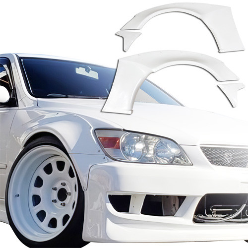 ModeloDrive FRP MSV Wide Body 40mm Fender Flares (front) 4pc > Lexus IS300 2000-2005> 4dr - image 1