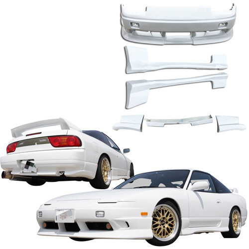 ModeloDrive FRP Type-X Body Kit 6pc > Nissan 240SX 1989-1994 > 3dr Hatch