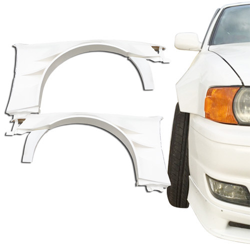 ModeloDrive FRP ORI t4 75mm Fenders (front) 4pc > Toyota Chaser JZX100 1996-2001 - image 1
