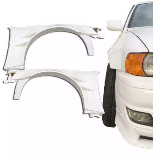 ModeloDrive FRP ORI t4 75mm Fenders (front) 4pc > Toyota Chaser JZX100 1996-2001 - image 1