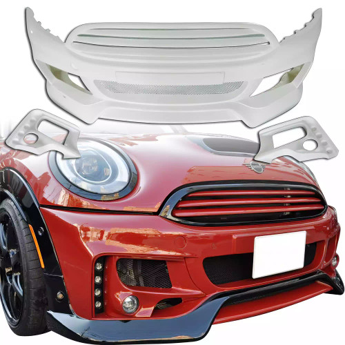 ModeloDrive FRP DUAG Front Bumper 3pc > Mini Mini Cooper F56 F57 2014-2020 - image 1