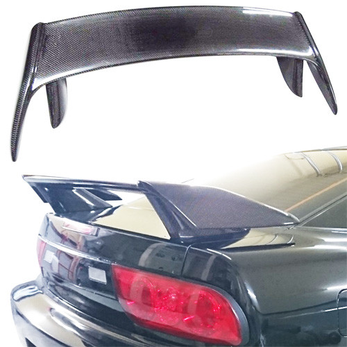 ModeloDrive Carbon Fiber Type-X Trunk Spoiler Wing > Nissan 240SX 1989-1994 > 3dr Hatch - image 1