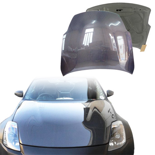 ModeloDrive Carbon Fiber OER HR Hood > Nissan 350Z Z33 2007-2008 - image 1