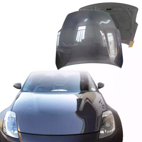 ModeloDrive Carbon Fiber OER HR Hood > Nissan 350Z Z33 2007-2008 - image 1