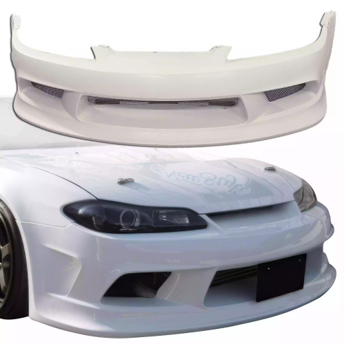 ModeloDrive FRP VERT EDG Wide Body Front Bumper > Nissan Silvia S15 1999-2002 - image 1