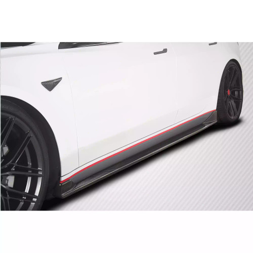 2018-2023 Tesla Model 3 Carbon Creations GT Concept Side Skirt Rocker Panels 2 Piece