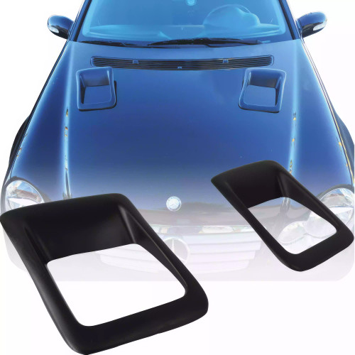 _ VSaero FRP Dual Drop Vents Hood Scoops > - - image 1