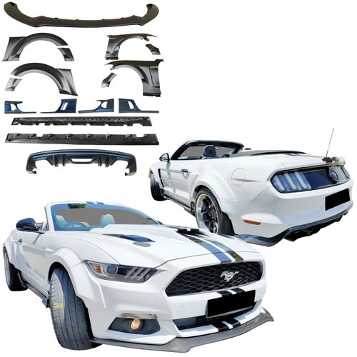 VSaero FRP KTOT Wide Body Kit > Ford Mustang 2015-2016