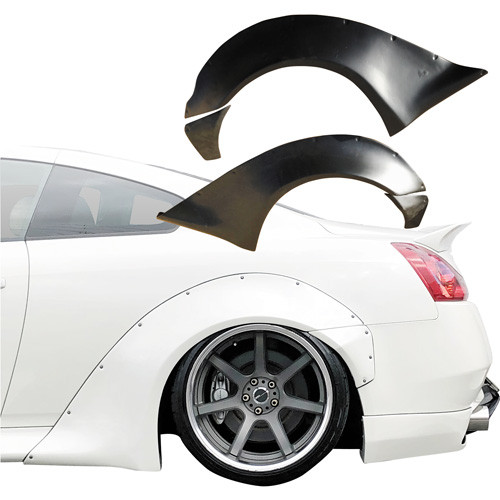 VSaero FRP LBPE Wide Body Fender Flares (rear) 4pc > Infiniti G37 Coupe 2008-2015 > 2dr Coupe