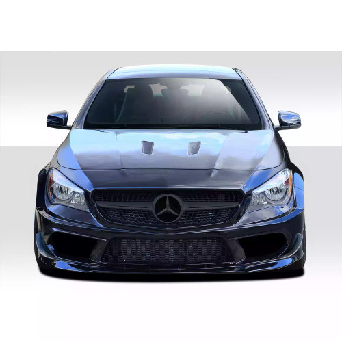 2014-2015 Mercedes CLA Class Duraflex Black Series Look Wide Body Front Bumper Cover 7 Piece