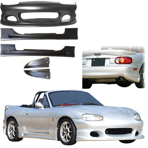 VSaero FRP BOME Body Kit 4pc > Mazda Miata MX-5 NB 1998-2005