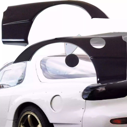 VSaero FRP RAME GT-AD Wide Body Fender Flares (rear) > Mazda RX-7 FD3S 1993-1997 - image 1