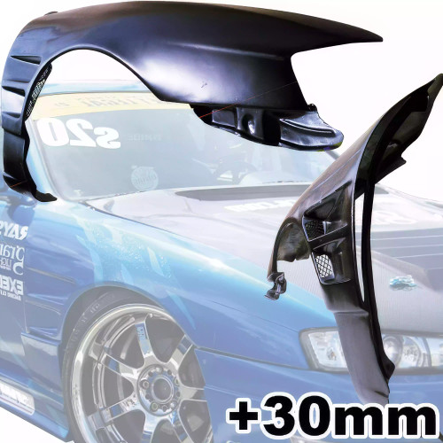 VSaero FRP DMA D1 Wide Body 30mm Fenders (front) > Nissan 240SX S14 1997-1998 - image 1