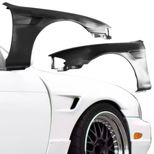 VSaero FRP TKYO v1 Wide Body Fenders (front) 30mm > Nissan 240SX S14 1995-1996 - image 1