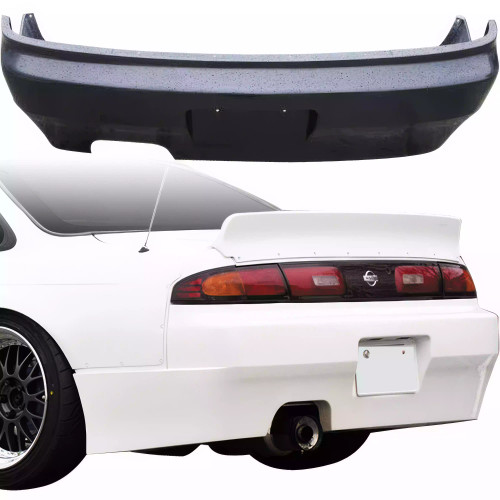 VSaero FRP TKYO v1 Rear Bumper > Nissan 240SX S14 1995-1998 - image 1