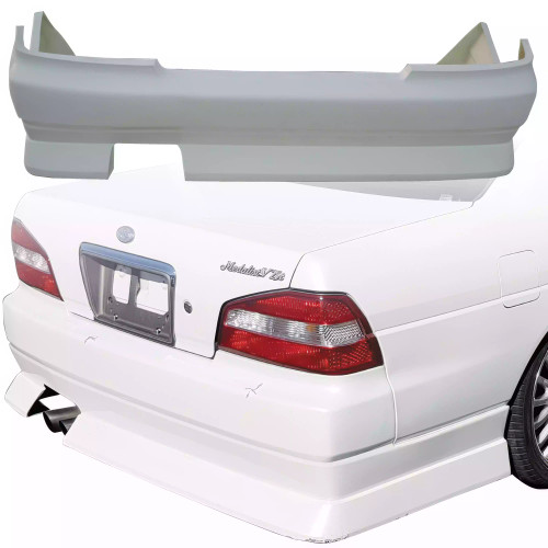 VSaero FRP FKON Rear Bumper > Nissan Laurel C35 1998-2002 - image 1