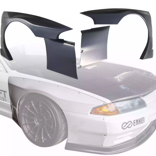 VSaero FRP TKYO Wide Body 40mm Fender Flares (front) 4pc > Nissan Skyline R32 1990-1994 > 2dr Coupe - image 1