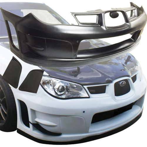 VSaero FRP WRC Front Bumper 3pc > Subaru Impreza WRX 2006-2007 > 4/5dr