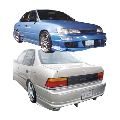 1993-1997 Toyota Corolla Geo Prizm Duraflex Bomber Body Kit 4 Piece
