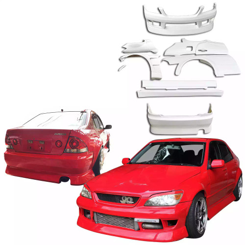 ModeloDrive FRP BSPO Wide Body Kit 12pc > Lexus IS300 2000-2005> 4dr - image 1