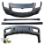 FRP WAL Body Kit 4pc > Maserati Quattroporte 2009-2012 - image 5
