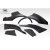 2014-2023 Infiniti Q50 Duraflex Redline Wide Body Rear Fender Flares (+40mm)  - 6 Piece - image 4