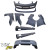 VSaero FRP APBR Wide Body Kit 9pc > Infiniti G35 Coupe 2003-2006 > 2dr Coupe - image 5