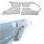 FRP URA Wide Body Fenders (rear) 4pc > Nissan Skyline (R34) GTT 1999-2004 > 4dr Sedan - image 7