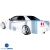 FRP URA Wide Body Fenders (rear) 4pc > Nissan Skyline (R34) GTT 1999-2002 > 4dr Sedan - image 17