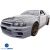 FRP TSE Front Bumper > Nissan Skyline (R34) GTR 1999-2004 > 2dr Coupe - image 4