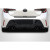 2019-2023 Toyota Corolla Hatchback Carbon Creations A Spec Rear Diffuser - 3 Piece - image 1