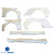 FRP MHAR Wide Body Kit > BMW 2-Series (F22) M-Sport 2014-2020 - image 4