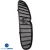 Carbon Fiber Vertical Grille > Maserati Quattroporte 2005-2008 - image 3