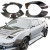 ModeloDrive Carbon Fiber TKYO Wide Body Flares Set > Toyota MR2 (SW20) 1991-1995 - image 1