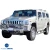 FRP BNW Front Bumper Spat Add-ons > Hummer H2 2003-2009 - image 2
