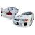 FRP EVO5 Wide Body Kit w Hood > Mitsubishi Evolution EVO5 EVO6 1998-2001 - image 1