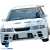 FRP BSPD Front Bumper > Mitsubishi Evolution EVO5 EVO6 1998-2001> 4dr - image 2