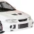 FRP EVO6 Wide Body Kit w Hood w Wing > Mitsubishi Evolution EVO5 EVO6 1998-2001 - image 14