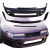 VSaero FRP TKYO v3 Wide Body Front Bumper 3pc > Nissan Silvia S13 1989-1994 > 2/3dr - image 5