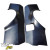 FRP TKYO Wide Body Fenders (rear) 90mm > Nissan Skyline (R33) GTR 1995-1998 > 2dr Coupe - image 17