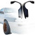 VSaero FRP TKYO Wide Body Fenders Flares (front) 40mm > Toyota Corolla (AE86) Trueno 1984-1987 > 3dr Hatch - image 1